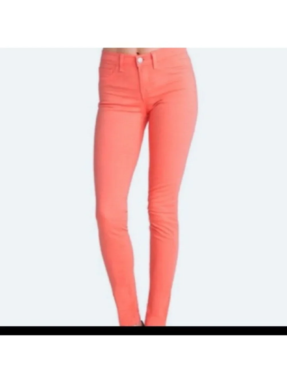 J brand skinny leg pants kumquat